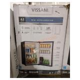 Vissani Stainless Steel Mini Refrigerator