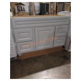 Grey 4-Drawer Vanity Cabinet Without Top Approx