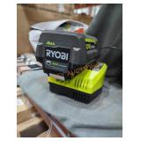 Ryobi 40v 4 ah battery and charger