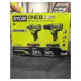 Ryobi 18v Brushless 2-TOOL Combo Kit