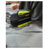 Ryobi 40v 4 ah battery and charger