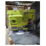Ryobi 18v 4 ah battery and charger