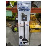 Thermoplastic Pedestal Sump Pump 1/3HP