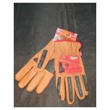 Milwaukee LARGE Goat Skin Leather Gloves