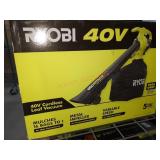 Ryobi 40v Leaf Vacuum, Tool Only