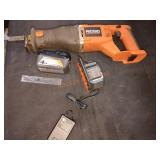 Ridgid 18v Reciprocating Saw Kit
