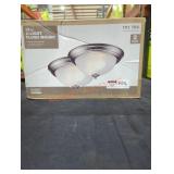 13" 2-Light Flush Mount