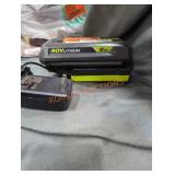 Ryobi 40v 2 ah battery and charger