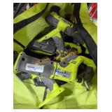 Ryobi tools and tool bag