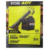 Ryobi 40v Cordless Leaf Vacuum