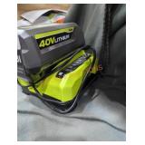 Ryobi 40v 4 ah battery and charger