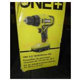 Ryobi 18v 1/2" Drill/Driver Kit