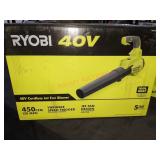 Ryobi 40v Jet Fan Blower, Tool Only