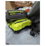 Ryobi 40v 4 ah battery and charger
