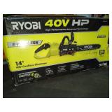 Ryobi 40v 14" Chainsaw , Tool Only