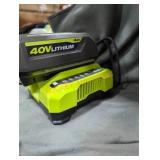 Ryobi 40v 4 ah battery and charger