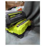 Ryobi 40v 4 ah battery and charger