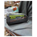 Ryobi 40v 4 ah battery