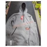 Milwaukee Pullover Hoodie, Gray L