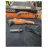 Ridgid Corded 7" Twist Handle Angle Grinder