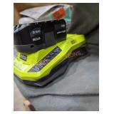 Ryobi 18v 4 ah battery and charger