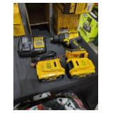 DeWalt 20v brushless drill driver and 2 4 ah