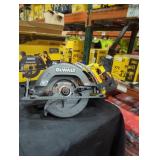 DeWalt 60v 7-1/4" worm drive style saw with brake
