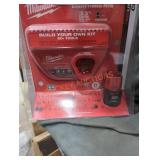 Milwaukee M12 2 ah battery and charger