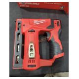 Milwaukee M12 3/8" crown stapler
