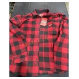 Milwaukee Flannel Shirt, Large Red/Black