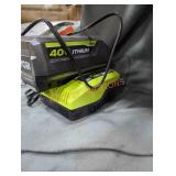 Ryobi 40v 4 ah battery and charger