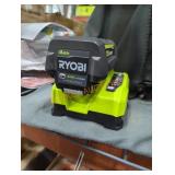 Ryobi 40v 4 ah battery and charger