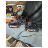 Ridgid 18v 4 ah batteries and charger