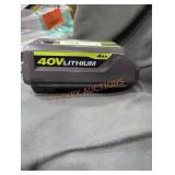 Ryobi 40v 4 ah battery