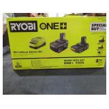 Ryobi 18v lithium starter kit