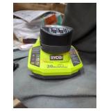 Ryobi 18v 4 ah battery and charger