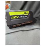Ryobi 40v 6 ah battery