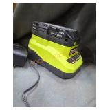 Ryobi 18v 1.5 ah battery and charger