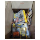 Box Lot of Assorted DeWalt Tools