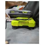 Ryobi 40v 2 ah battery and charger