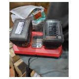 2 Milwaukee M18 8 ah batteries and charger