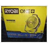 Ryobi 18v 12" Hybrid Misting Air Cannon, Tool Only