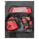 Milwaukee M12 1/4" Hex Impact Driver Kit