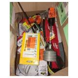 Box Lot Small Tools, Milwaukee Drill Bits, Hole