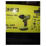 Ryobi 18v 1/4" Impact Driver Kit, Tool Only