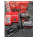 Milwaukee M18 Red Lithium XC5.0 Starter Kit
