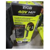 Ryobi 40v brushless jet fan blower/ vacuum kit