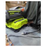 Ryobi 40v 4 ah battery and charger