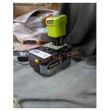 Ryobi 18v 6 ah battery and charger