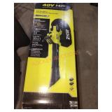 Ryobi 40v Jet Fan Blower/ Vacuum Kit